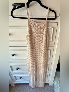 Z Supply Knit Slip Maxi Dress - Cream